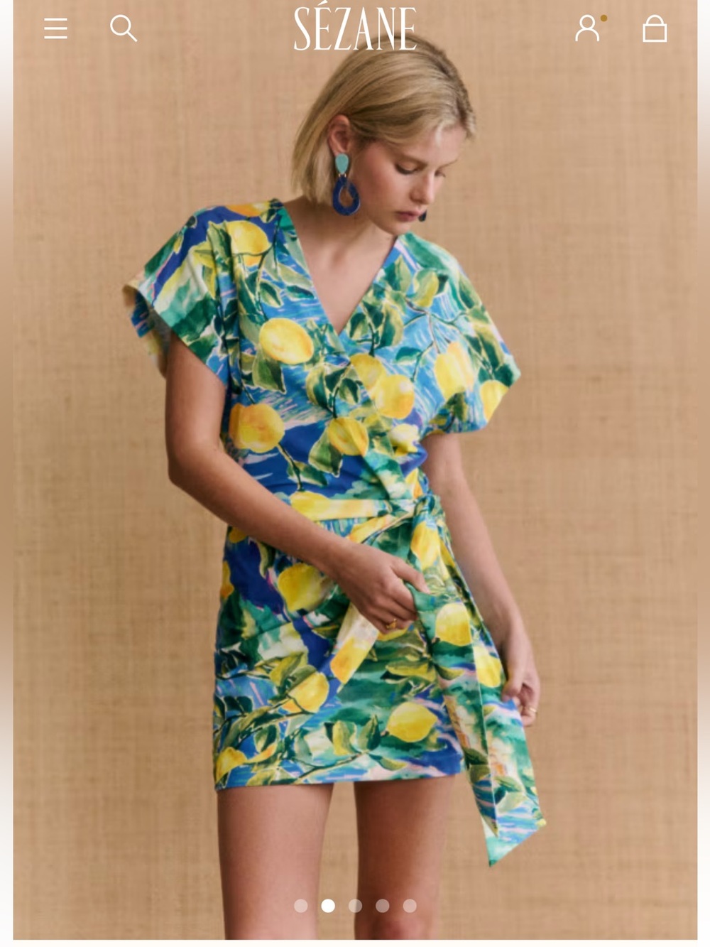 SAMANTHA DRESS - SÉZANE X MOMONÌ
